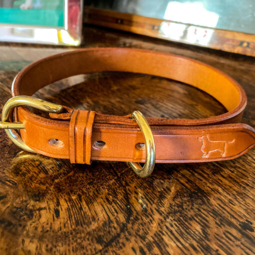 Handmade Leather Welshie Collar